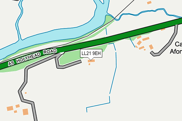 LL21 9EH map - OS OpenMap – Local (Ordnance Survey)