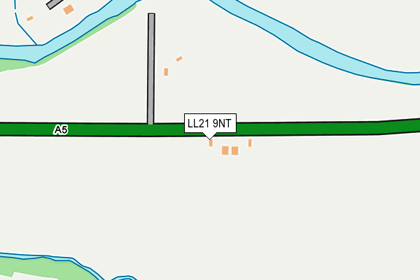 LL21 9NT map - OS OpenMap – Local (Ordnance Survey)