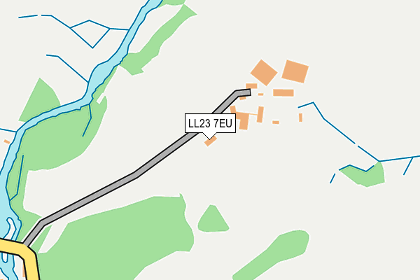 LL23 7EU map - OS OpenMap – Local (Ordnance Survey)