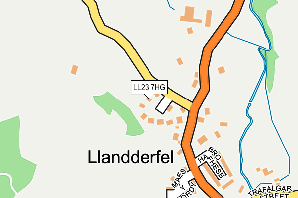 LL23 7HG map - OS OpenMap – Local (Ordnance Survey)