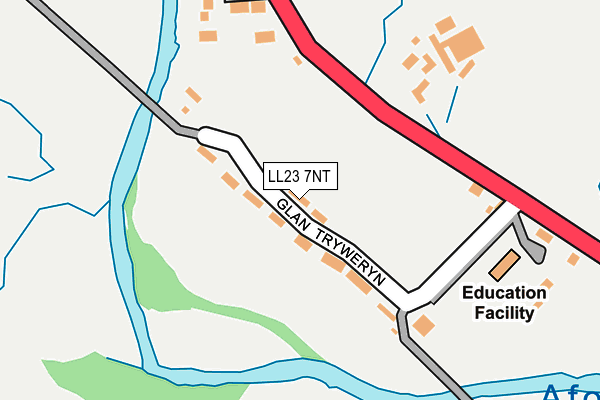 LL23 7NT map - OS OpenMap – Local (Ordnance Survey)