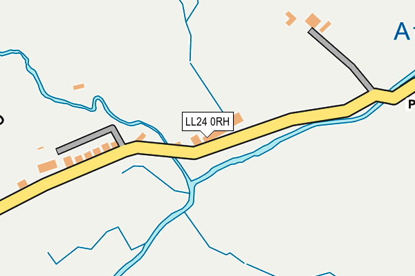 LL24 0RH map - OS OpenMap – Local (Ordnance Survey)