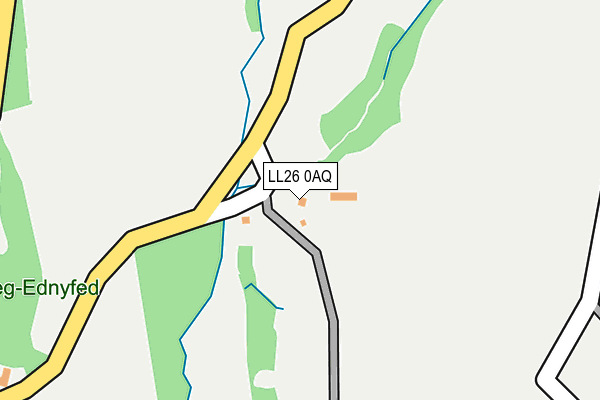 LL26 0AQ map - OS OpenMap – Local (Ordnance Survey)