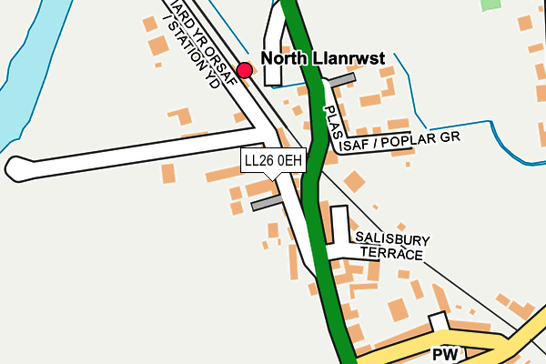LL26 0EH map - OS OpenMap – Local (Ordnance Survey)