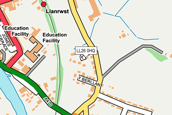 LL26 0HQ map - OS OpenMap – Local (Ordnance Survey)