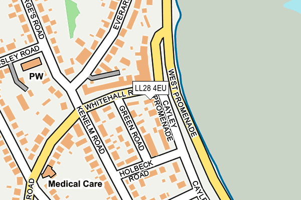 LL28 4EU map - OS OpenMap – Local (Ordnance Survey)