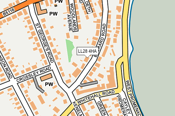 Map of KENRAN LIMITED at local scale