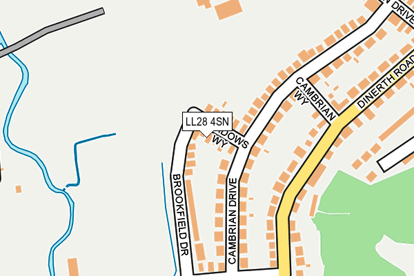 LL28 4SN map - OS OpenMap – Local (Ordnance Survey)