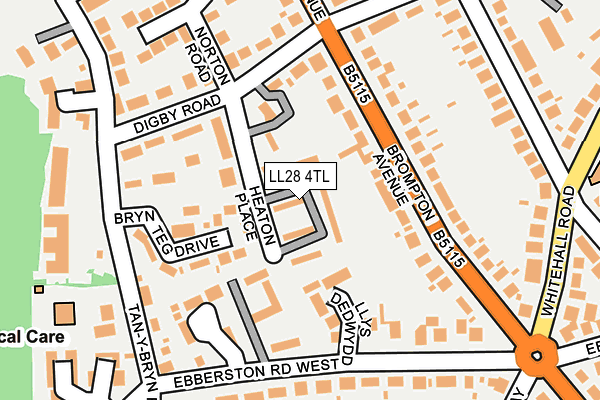 LL28 4TL map - OS OpenMap – Local (Ordnance Survey)