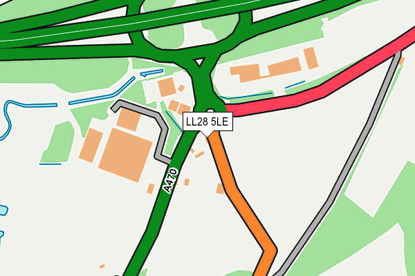 LL28 5LE map - OS OpenMap – Local (Ordnance Survey)