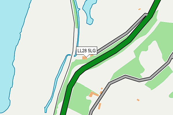 LL28 5LG map - OS OpenMap – Local (Ordnance Survey)