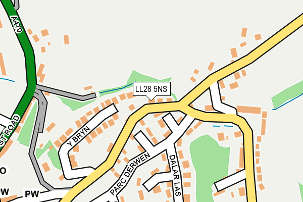 LL28 5NS map - OS OpenMap – Local (Ordnance Survey)
