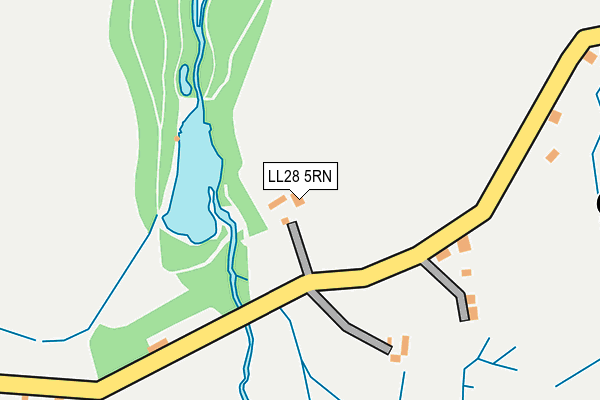 LL28 5RN map - OS OpenMap – Local (Ordnance Survey)