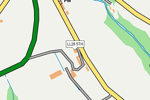 LL28 5TH map - OS OpenMap – Local (Ordnance Survey)