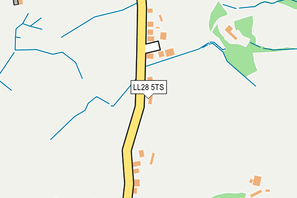 LL28 5TS map - OS OpenMap – Local (Ordnance Survey)