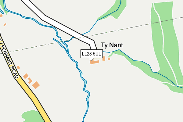 LL28 5UL map - OS OpenMap – Local (Ordnance Survey)