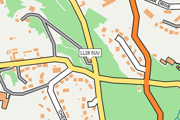 LL28 5UU map - OS OpenMap – Local (Ordnance Survey)