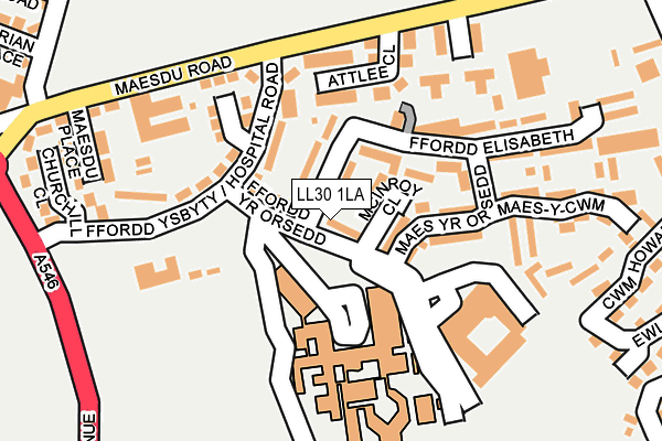 Map of GRADIENT GRAPHICS LTD at local scale