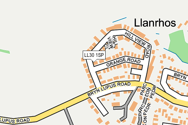 LL30 1SP map - OS OpenMap – Local (Ordnance Survey)