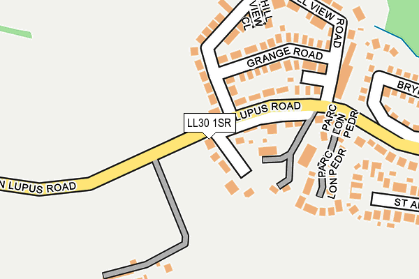LL30 1SR map - OS OpenMap – Local (Ordnance Survey)