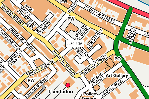 LL30 2DA map - OS OpenMap – Local (Ordnance Survey)