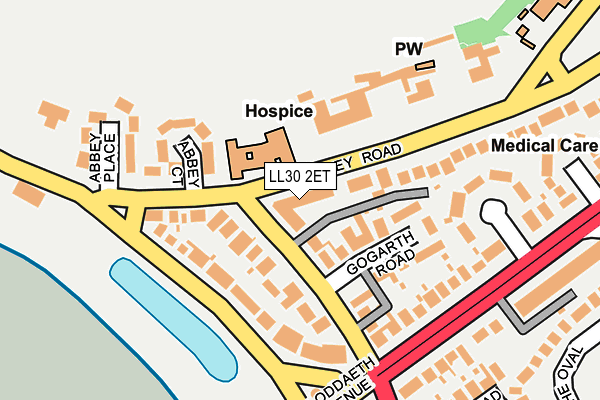 LL30 2ET map - OS OpenMap – Local (Ordnance Survey)
