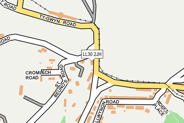 LL30 2JH map - OS OpenMap – Local (Ordnance Survey)