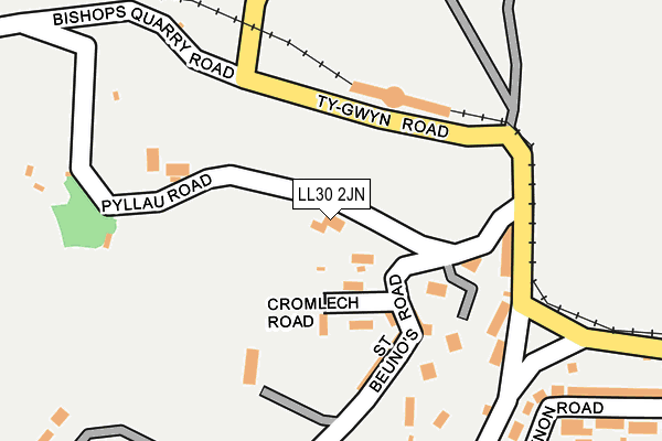 LL30 2JN map - OS OpenMap – Local (Ordnance Survey)