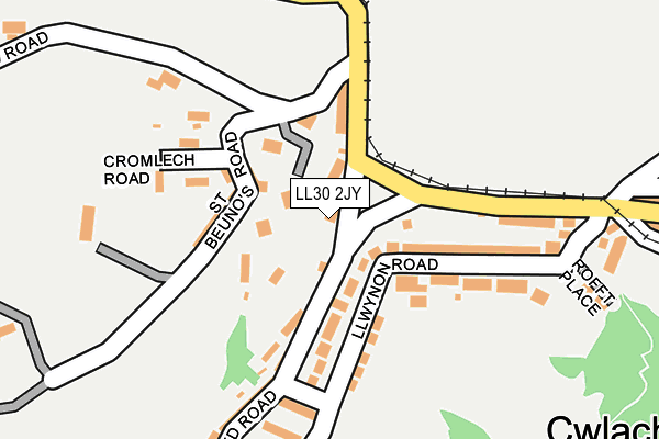 LL30 2JY map - OS OpenMap – Local (Ordnance Survey)