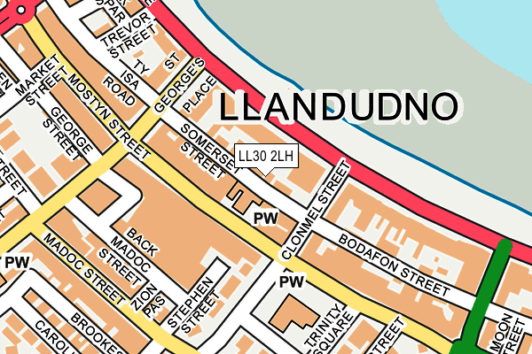 LL30 2LH map - OS OpenMap – Local (Ordnance Survey)