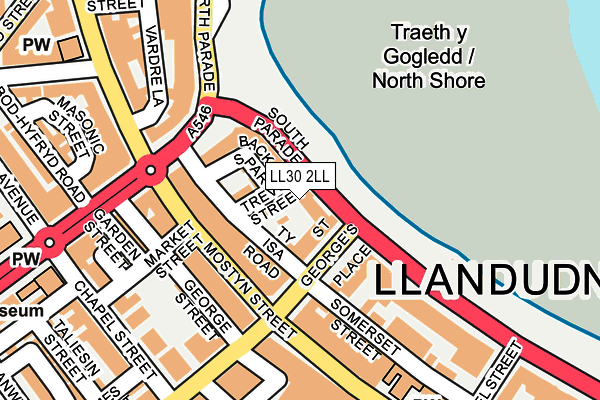 LL30 2LL map - OS OpenMap – Local (Ordnance Survey)