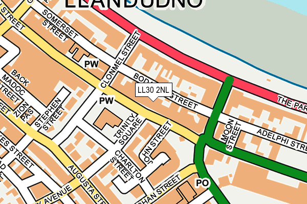 LL30 2NL map - OS OpenMap – Local (Ordnance Survey)