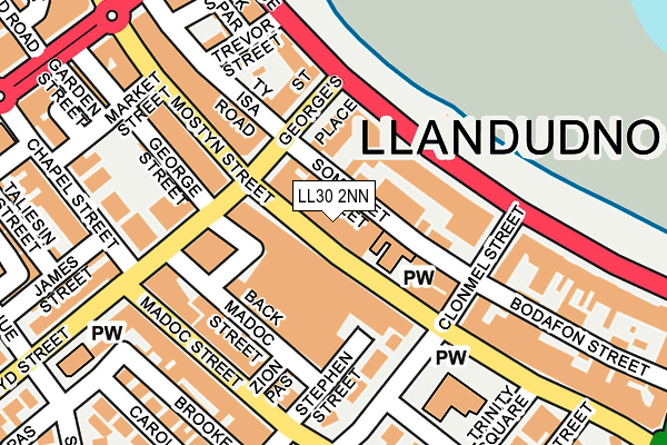 LL30 2NN map - OS OpenMap – Local (Ordnance Survey)