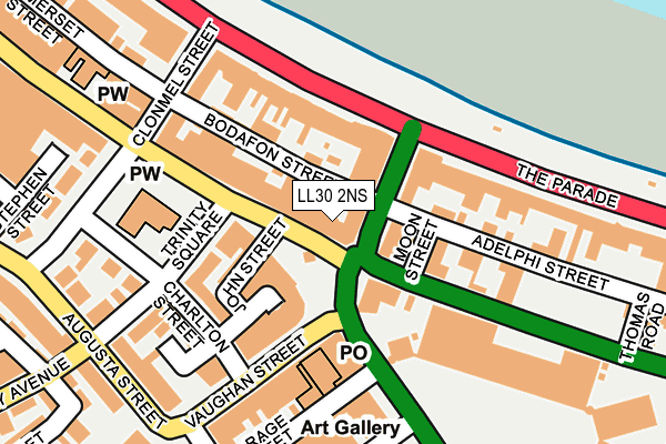 LL30 2NS map - OS OpenMap – Local (Ordnance Survey)