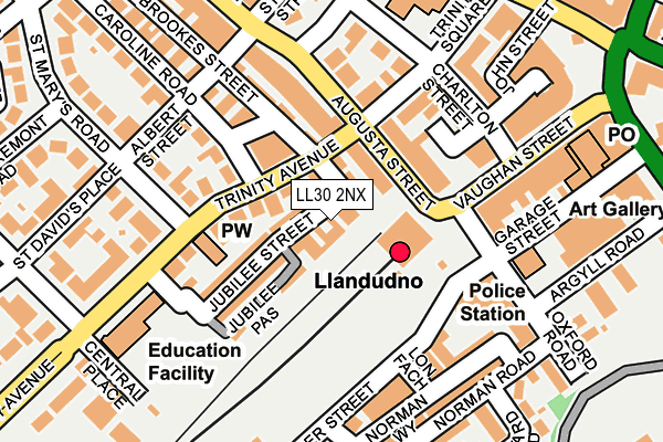 LL30 2NX map - OS OpenMap – Local (Ordnance Survey)