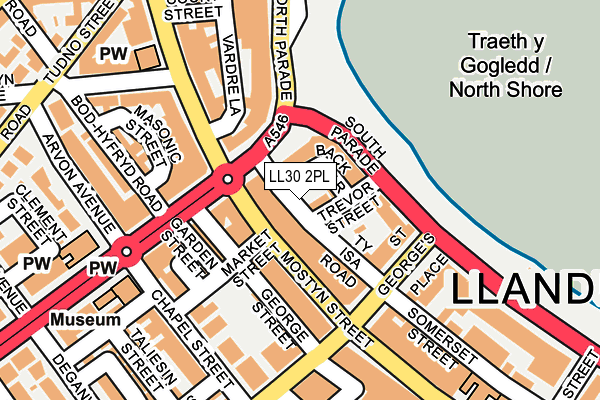 Map of TRINITY PROPERTIES (WALES) LIMITED at local scale