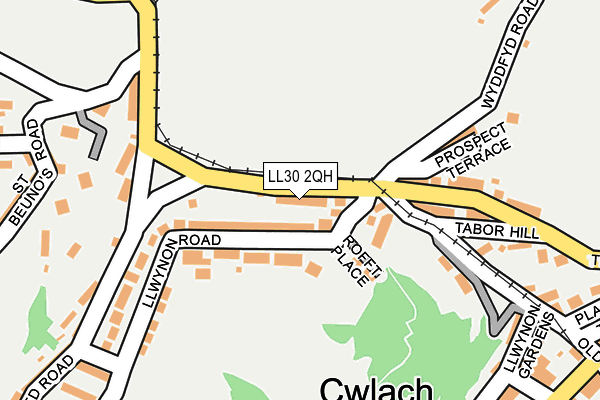 LL30 2QH map - OS OpenMap – Local (Ordnance Survey)