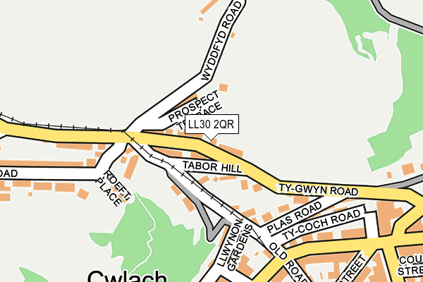 LL30 2QR map - OS OpenMap – Local (Ordnance Survey)