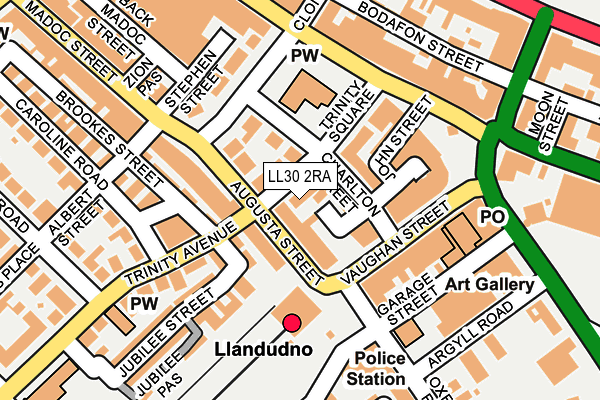 LL30 2RA map - OS OpenMap – Local (Ordnance Survey)