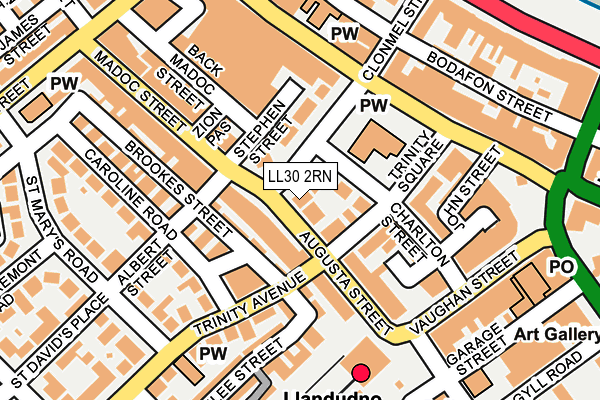 LL30 2RN map - OS OpenMap – Local (Ordnance Survey)