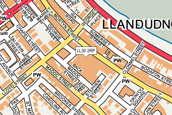 LL30 2RP map - OS OpenMap – Local (Ordnance Survey)