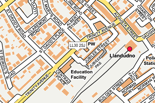 LL30 2SJ map - OS OpenMap – Local (Ordnance Survey)