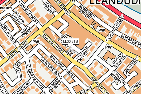 LL30 2TB map - OS OpenMap – Local (Ordnance Survey)