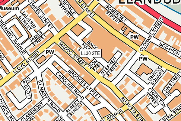 LL30 2TE map - OS OpenMap – Local (Ordnance Survey)