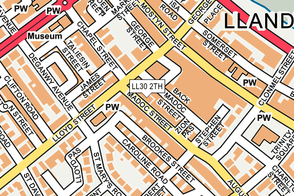 LL30 2TH map - OS OpenMap – Local (Ordnance Survey)