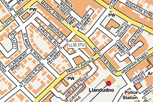 LL30 2TU map - OS OpenMap – Local (Ordnance Survey)