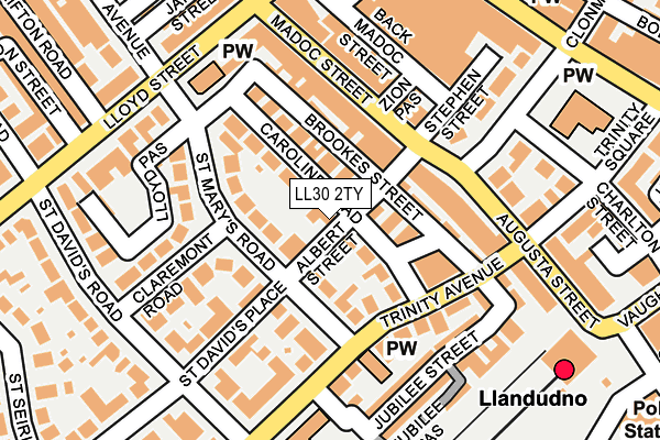 LL30 2TY map - OS OpenMap – Local (Ordnance Survey)