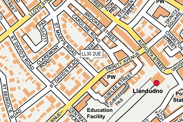 LL30 2UE map - OS OpenMap – Local (Ordnance Survey)