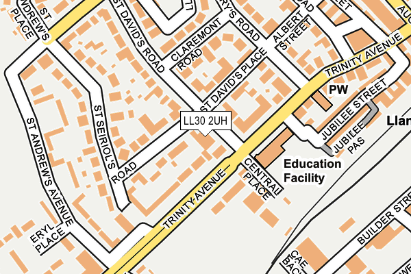 LL30 2UH map - OS OpenMap – Local (Ordnance Survey)