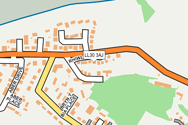 LL30 3AJ map - OS OpenMap – Local (Ordnance Survey)